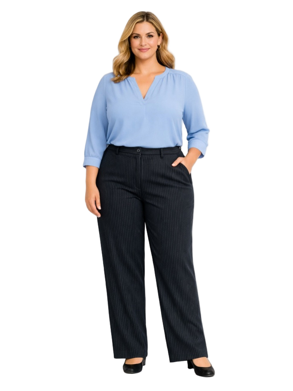 Briggs New York women’s  Dark Pinstripe Trousers